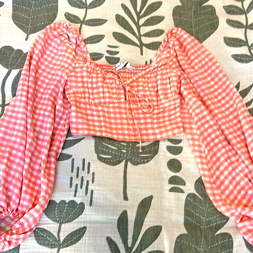 Women’s Top Off The Shoulder Long Sleeved Blouse - Boho Vintage US 4 small